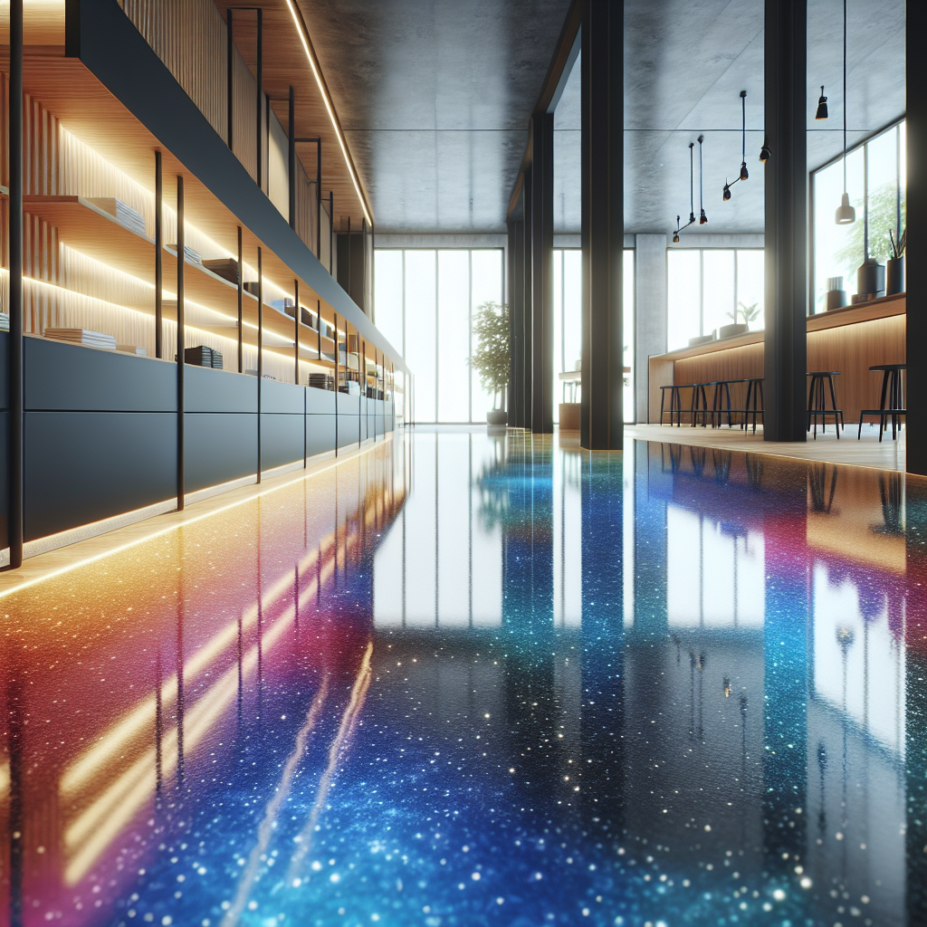 Epoxy Flooring For Retail Spaces Enhances Style And Durability